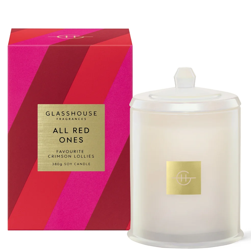 Glasshouse Fragrances All Red Ones Candle 380g Afbeelding 1