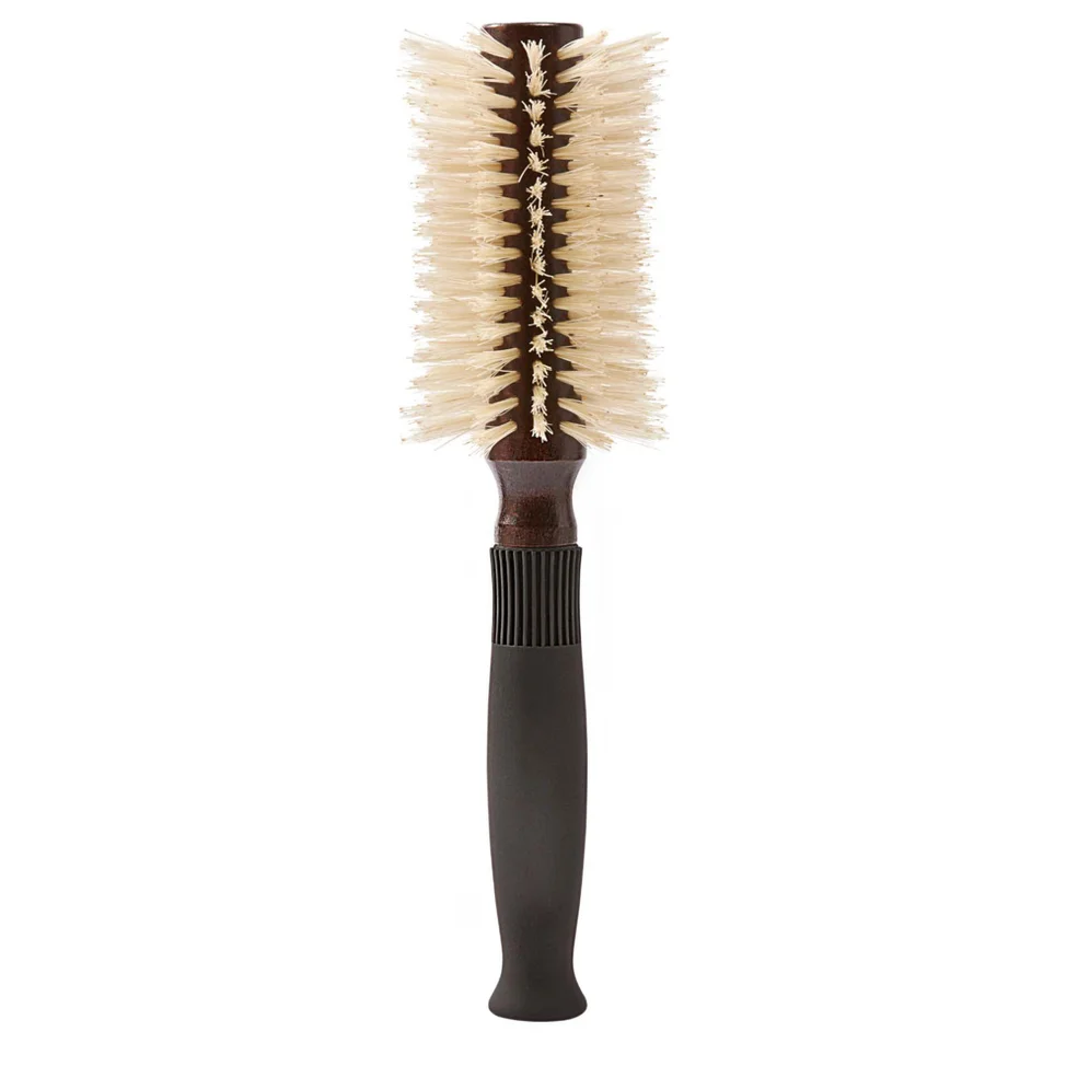 Christophe Robin Pre-Curved Blowdry Hairbrush with Natural Boar-Bristle and Wood - 12 Rows Afbeelding 1
