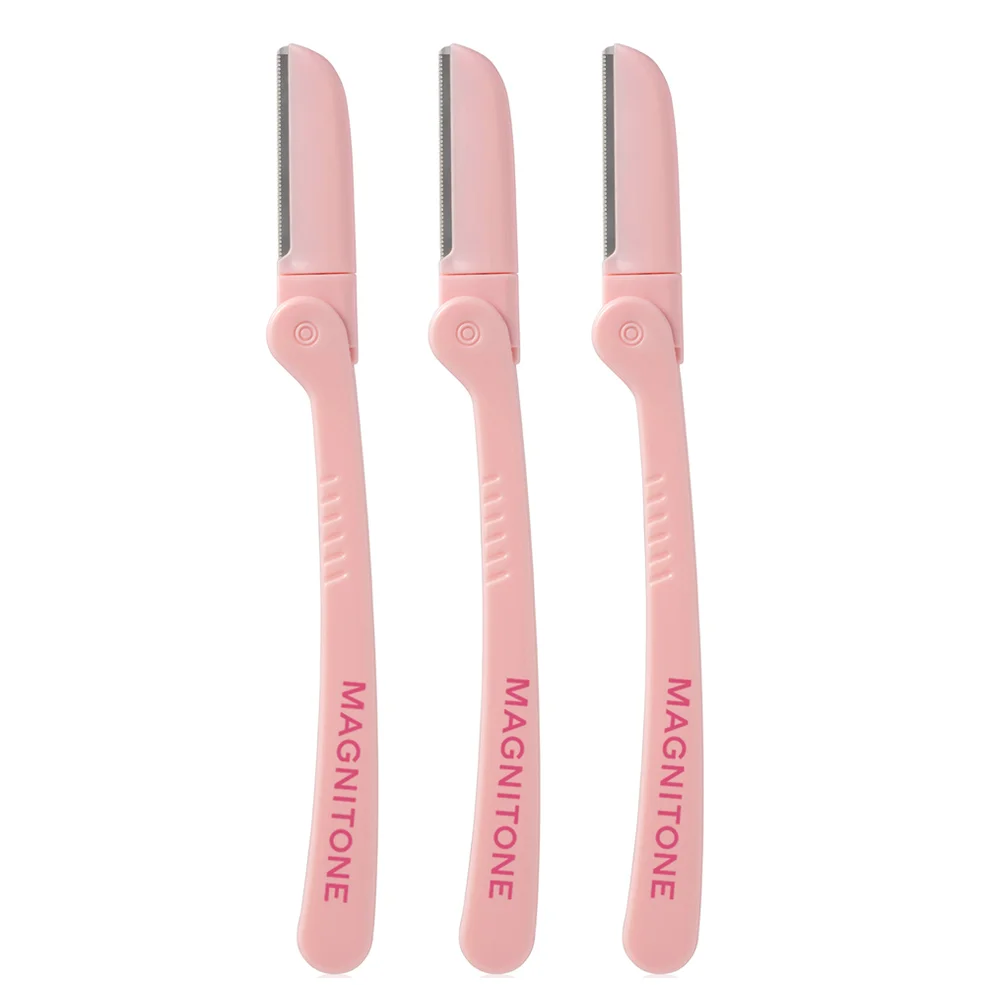 MAGNITONE BrowzThat Eyebrow Shaping and Dermaplane Razor 3 Pack Afbeelding 1
