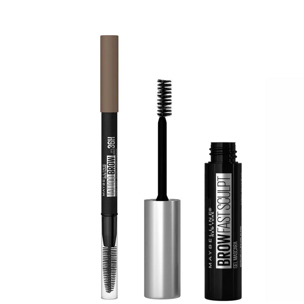 Maybelline Fill and Set Brow Bundle (diverse tinten) Afbeelding 1