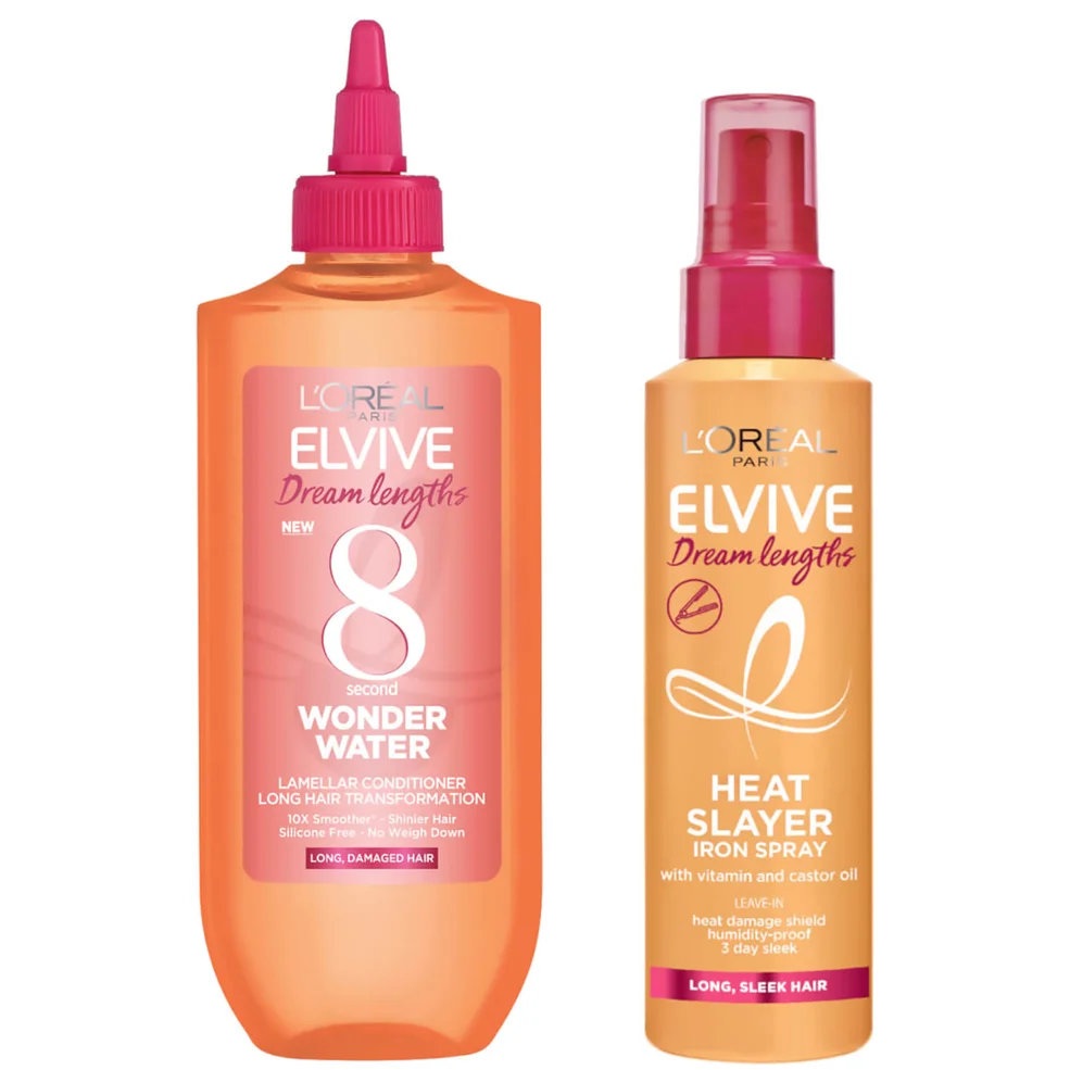 L'Oréal Paris Elvive Dream Duo - Wonder Water Treatment and Heat Slayer Protect Spray Afbeelding 1