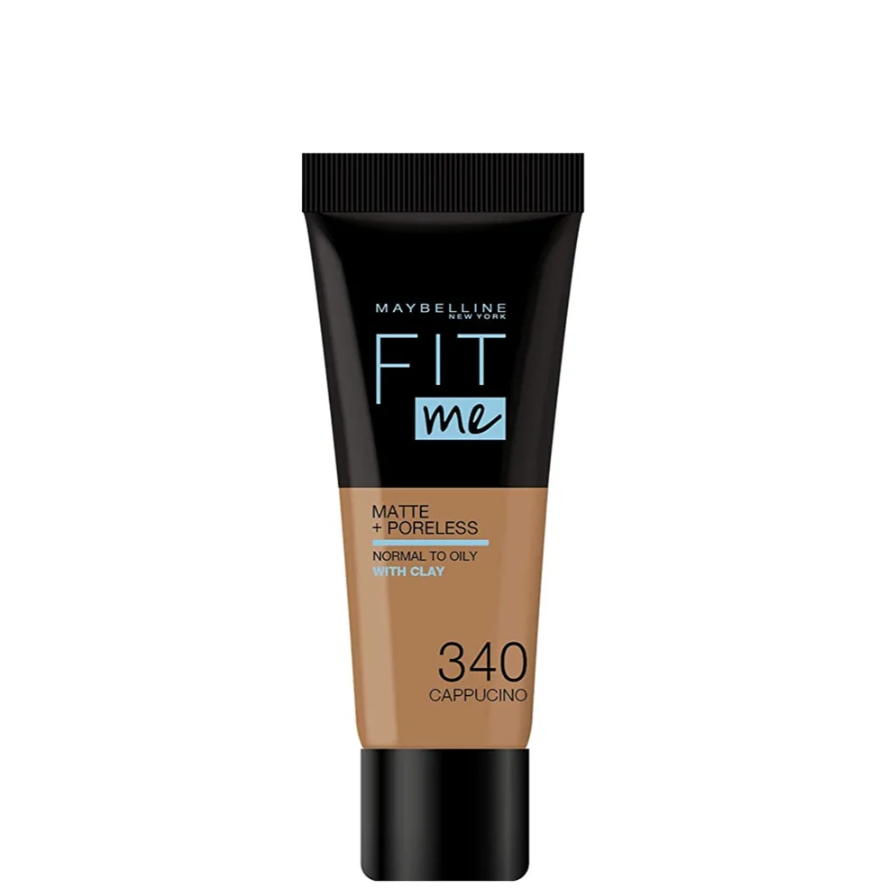 Maybelline New York Fit Me Matte and Poreless Foundation - 340 Cappucino 30ml Afbeelding 1