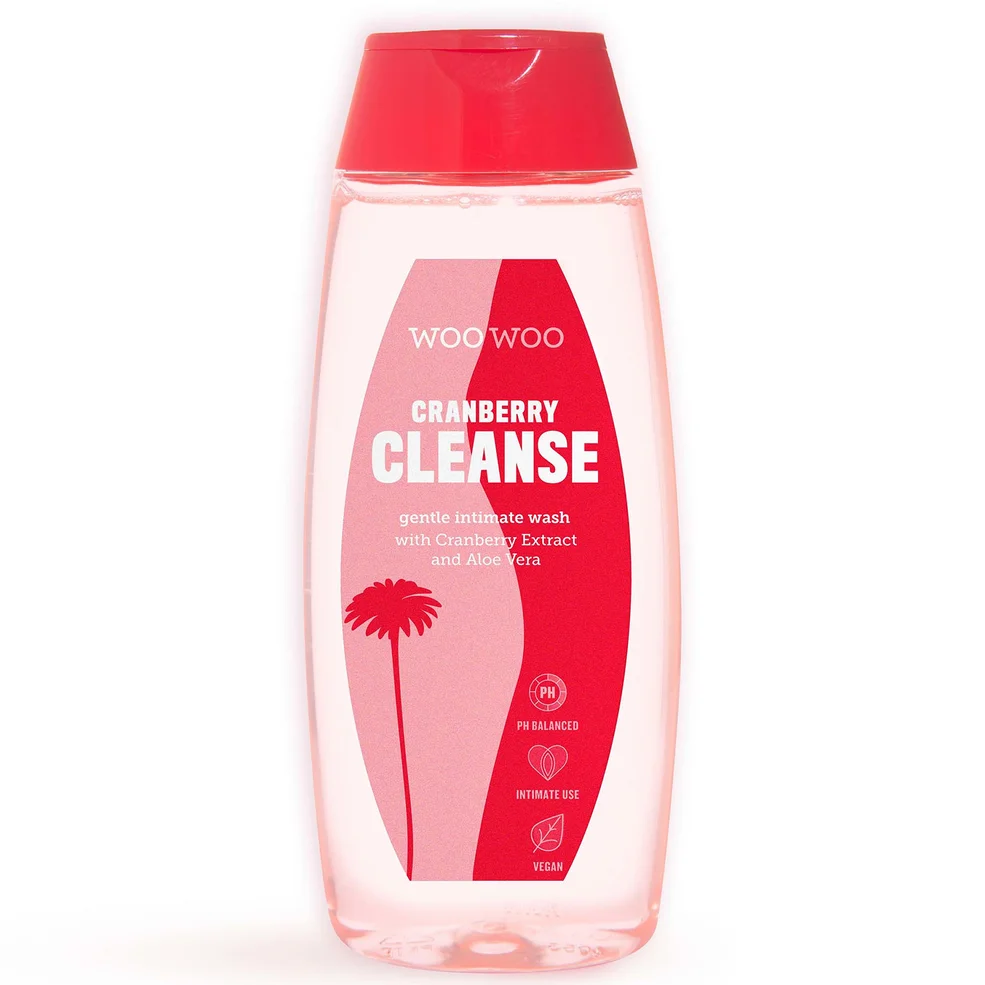WooWoo Cranberry Cleanse! PH Balanced Body Wash 200ml Afbeelding 1