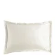 ESPA Home Oxford Edge Silk Pillowcase - Pearl White
