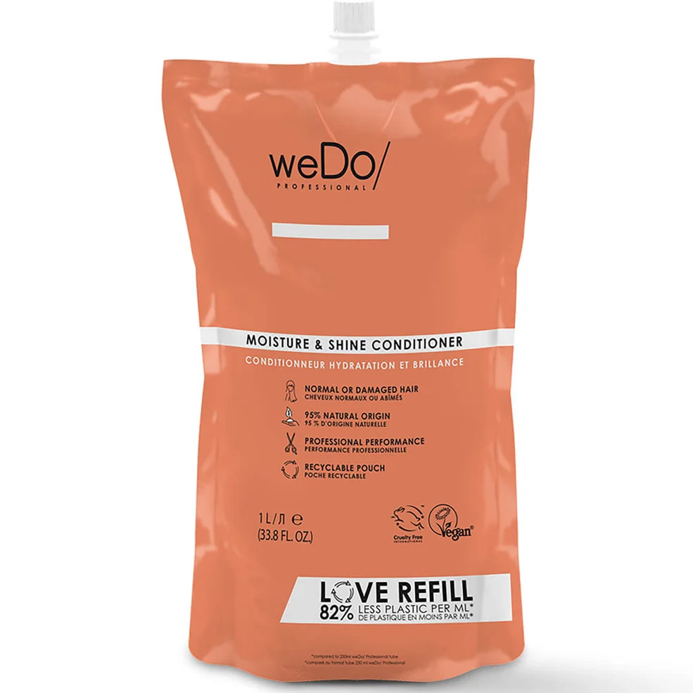 weDo/ Professional Moisture and Shine Conditioner Pouch 1000ml Afbeelding 1