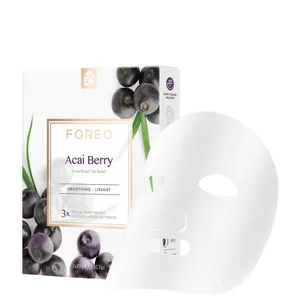 FOREU Acaibes Verstevigend Sheet Gezichtsmasker (Verpakking met 3 Stuks) - Option Acai Berry