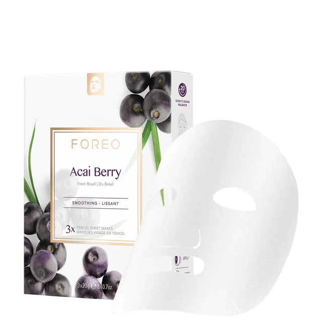 FOREU Acaibes Verstevigend Sheet Gezichtsmasker (Verpakking met 3 Stuks)