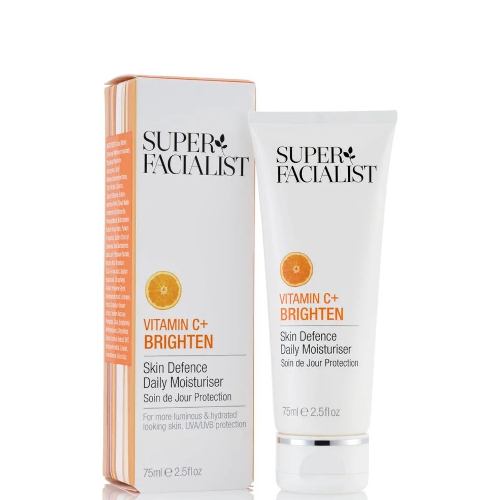 Super Facialist Vitamin C+ Brighten Skin Defence Daily Moisturiser - 75ml Afbeelding 1
