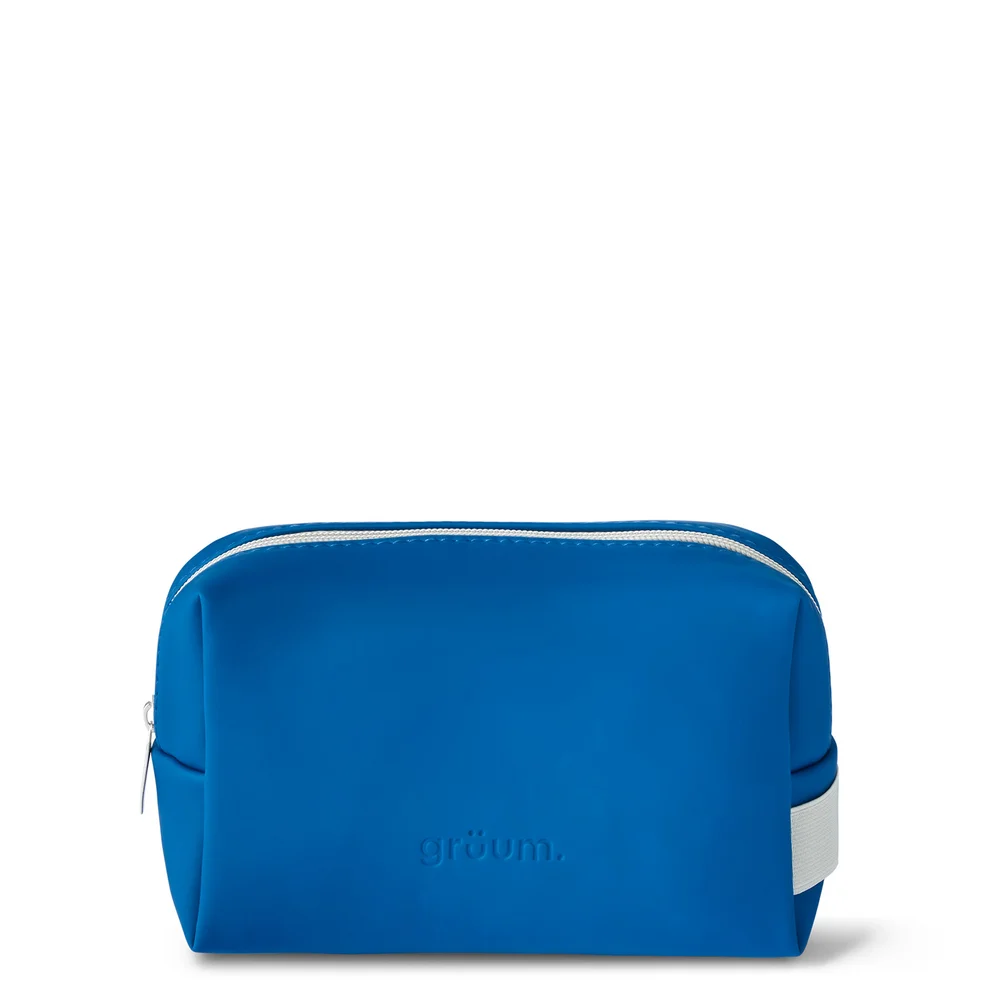 grüum Loop Recycled Ocean Bound Plastic Washbag - Blue Afbeelding 1