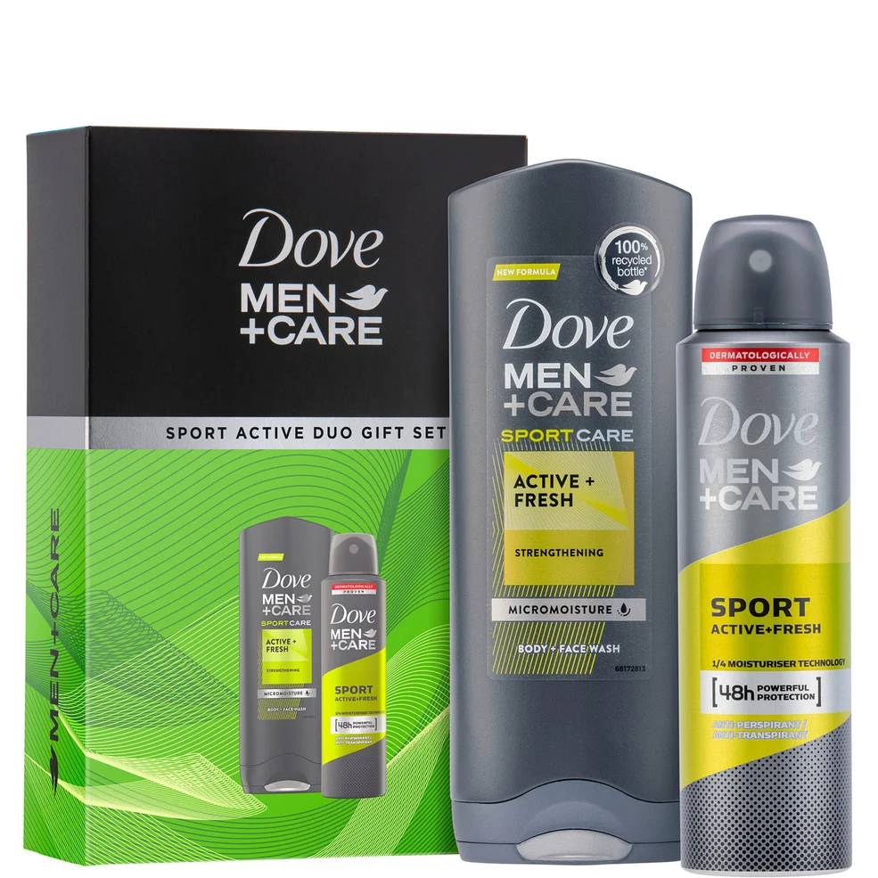 Dove Men+ Care Sports Active Duo Gift Set Afbeelding 1