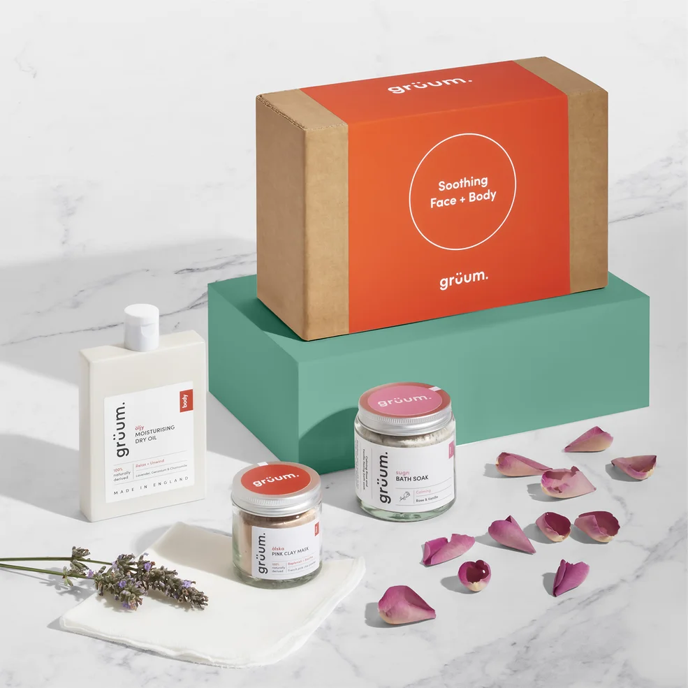 grüum Soothing Face and Body Gift Set Afbeelding 1