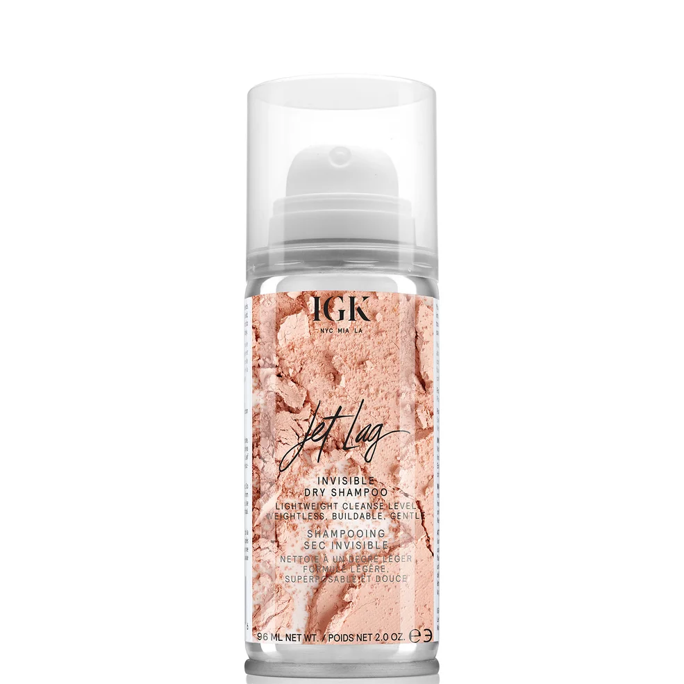 IGK Jet Lag Invisible Dry Shampoo Travel 96ml Afbeelding 1