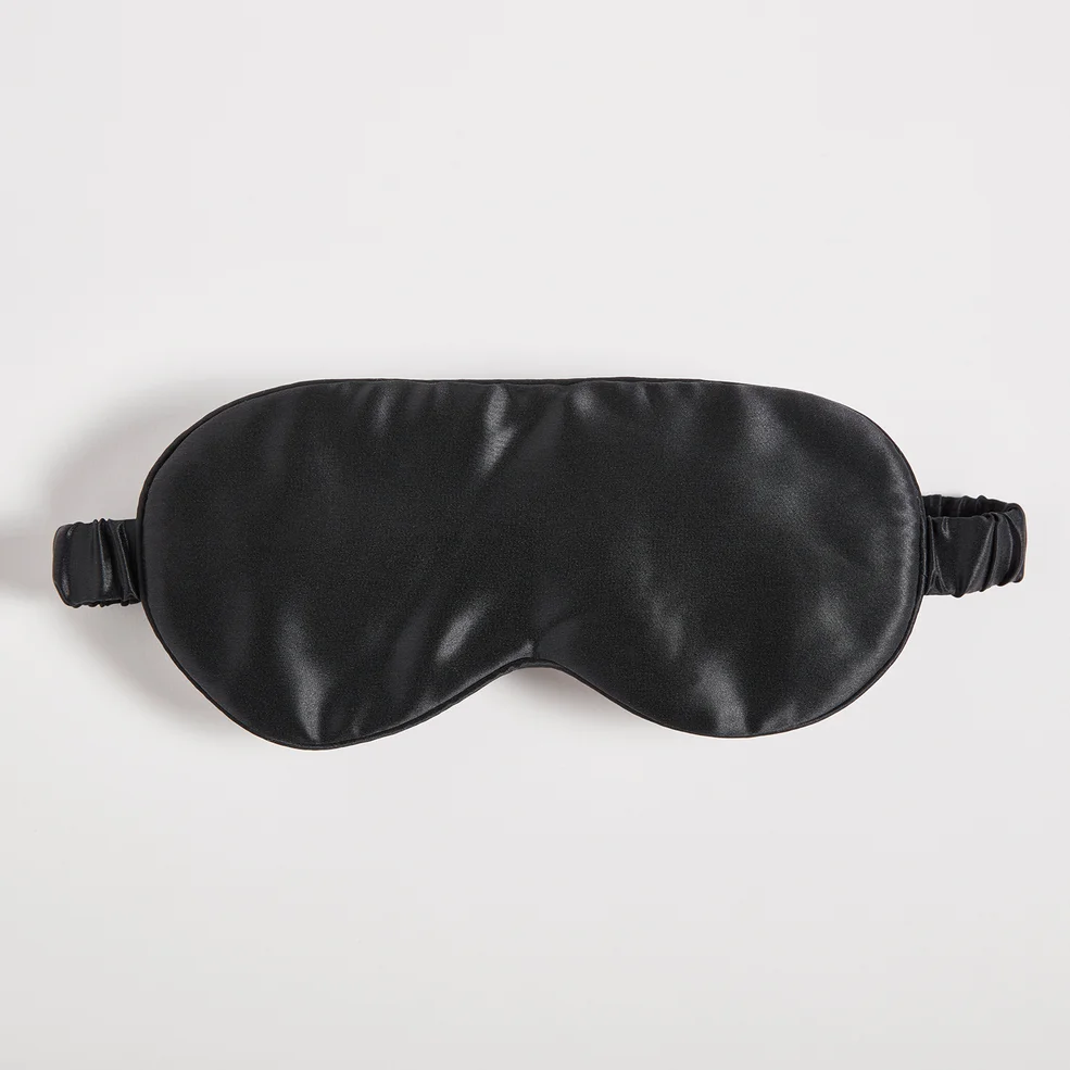 ïn home 100% Silk Eyemask - Black Afbeelding 1