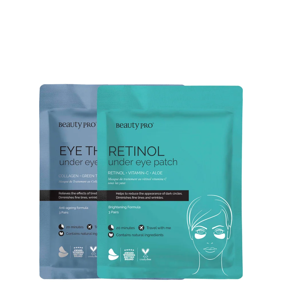BeautyPro AM/PM Oog Routine Bundel (6 Paar) Afbeelding 1