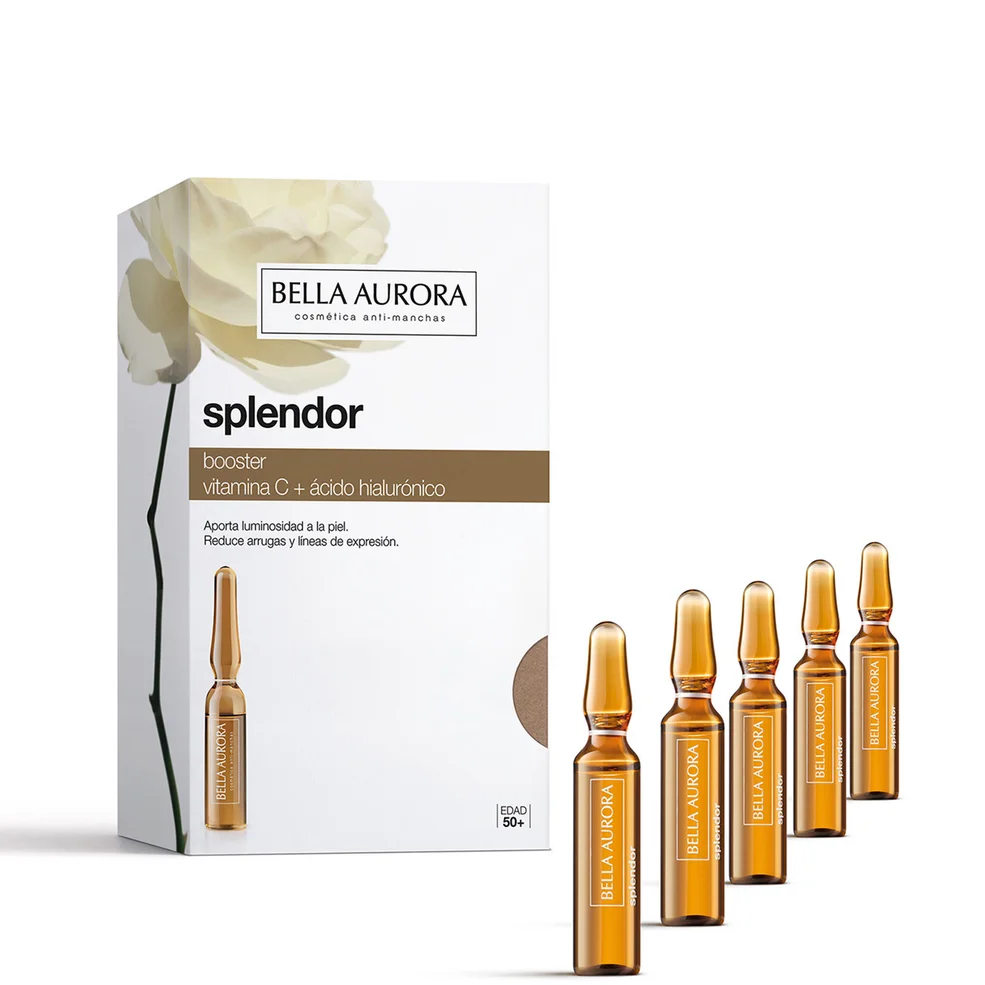 Bella Aurora Splendor Anti-Ageing Vitamin C and Hyaluronic Acid Booster Ampoules 5 x 2ml Afbeelding 1