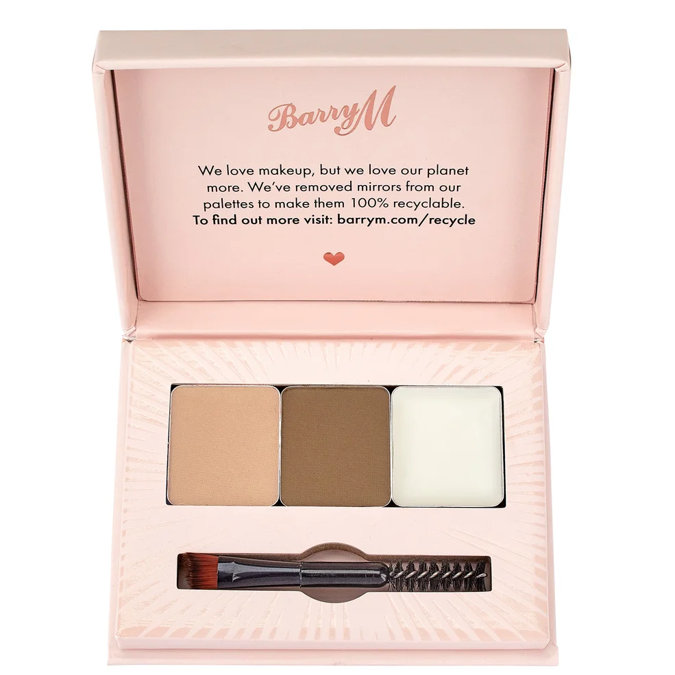 Barry M Cosmetics Fill and Shape Brow Kit (Various Shades) Afbeelding 1