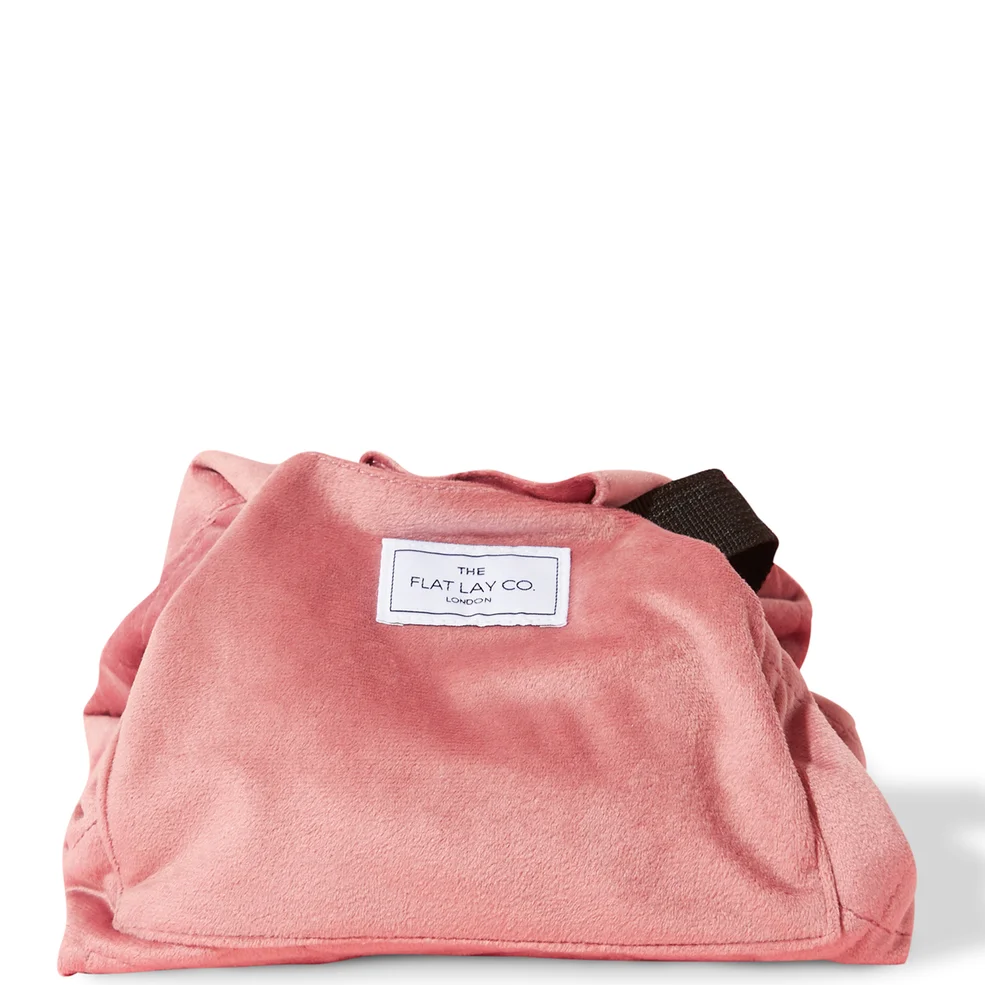 The Flat Lay Co. Drawstring Bag - Pink Velvet Afbeelding 1