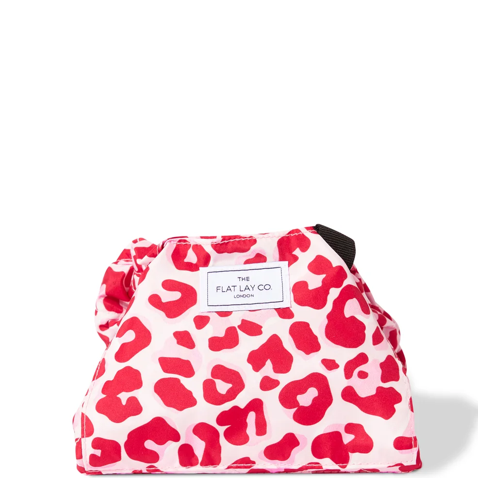 The Flat Lay Co. Drawstring Bag - Pink Leopard Afbeelding 1
