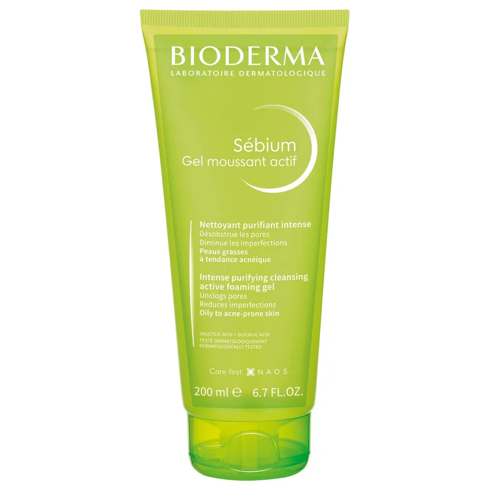 Bioderma Sebium Actif Intense Purifying Foaming Gel Cleanser 200ml Afbeelding 1
