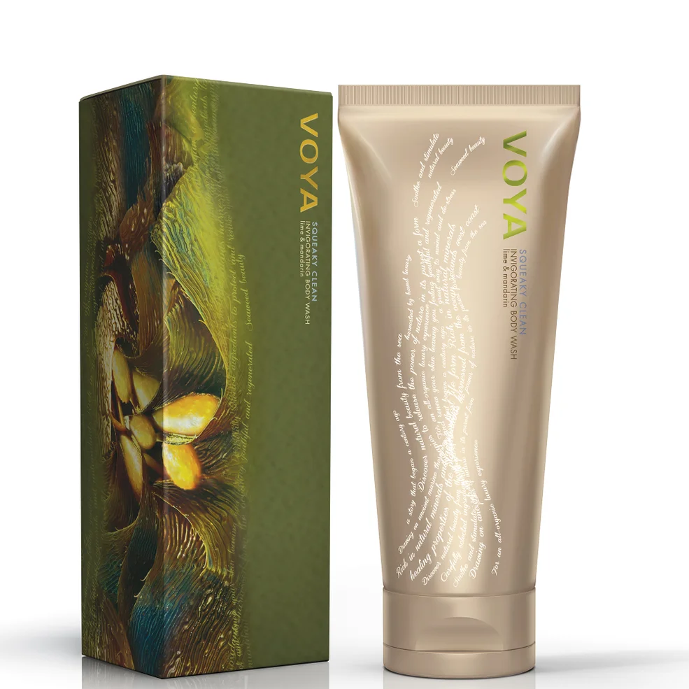 VOYA Squeaky Clean Invigorating Body Wash 200ml Afbeelding 1