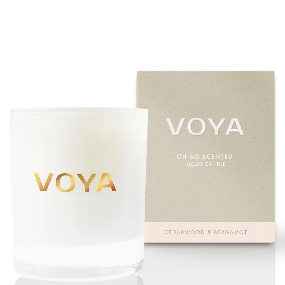 VOYA Luxury Scented Candle Cedarwood and Bergamot 20ml Afbeelding 1