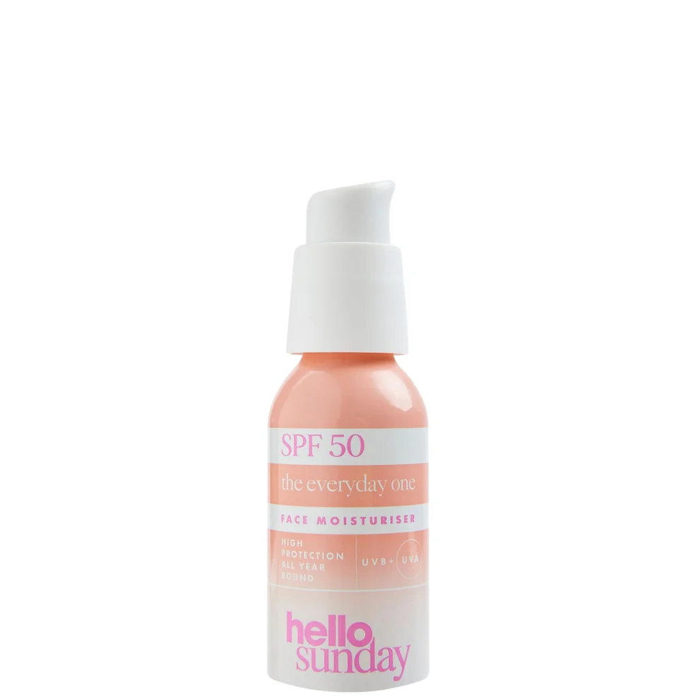 Hello Sunday The Everyday One Face Moisturiser With Hyaluronic Acid SPF50 50ml Afbeelding 1