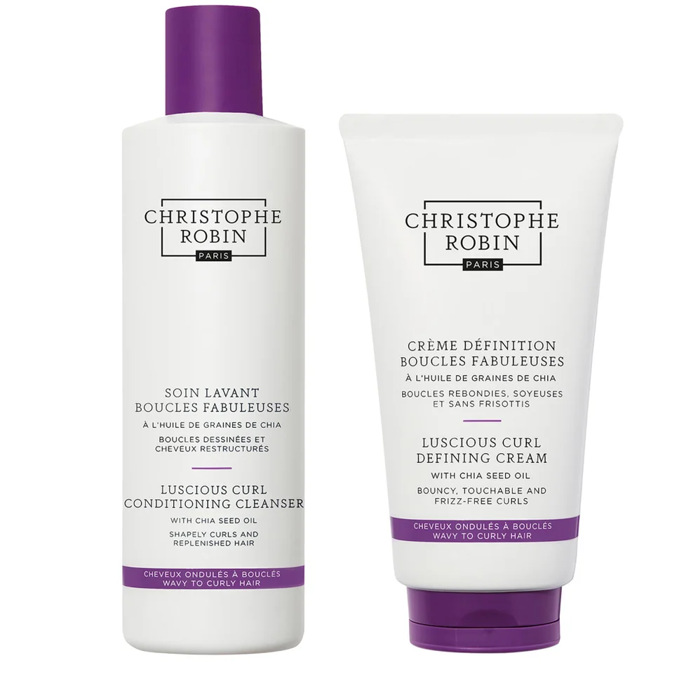 Christophe Robin Luscious Curl Regimen for Wavy to Curly Hair Afbeelding 1