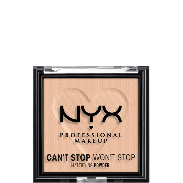 NYX Professional Makeup Can't Stop Won't Stop Matterende Lichtgewicht Fixatiepoeder 7 g (Verscheidene Kleuren)