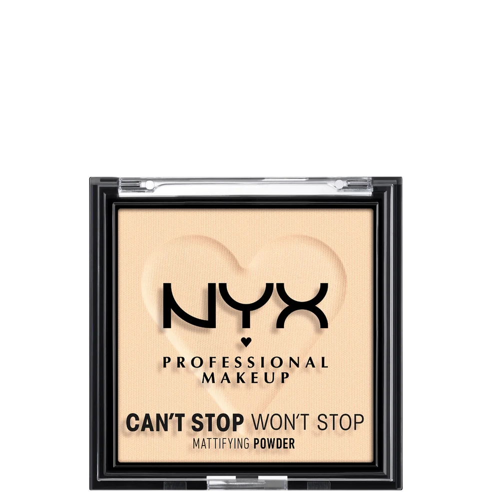 NYX Professional Makeup Can't Stop Won't Stop Matterende Lichtgewicht Fixatiepoeder 7 g (Verscheidene Kleuren) Afbeelding 1