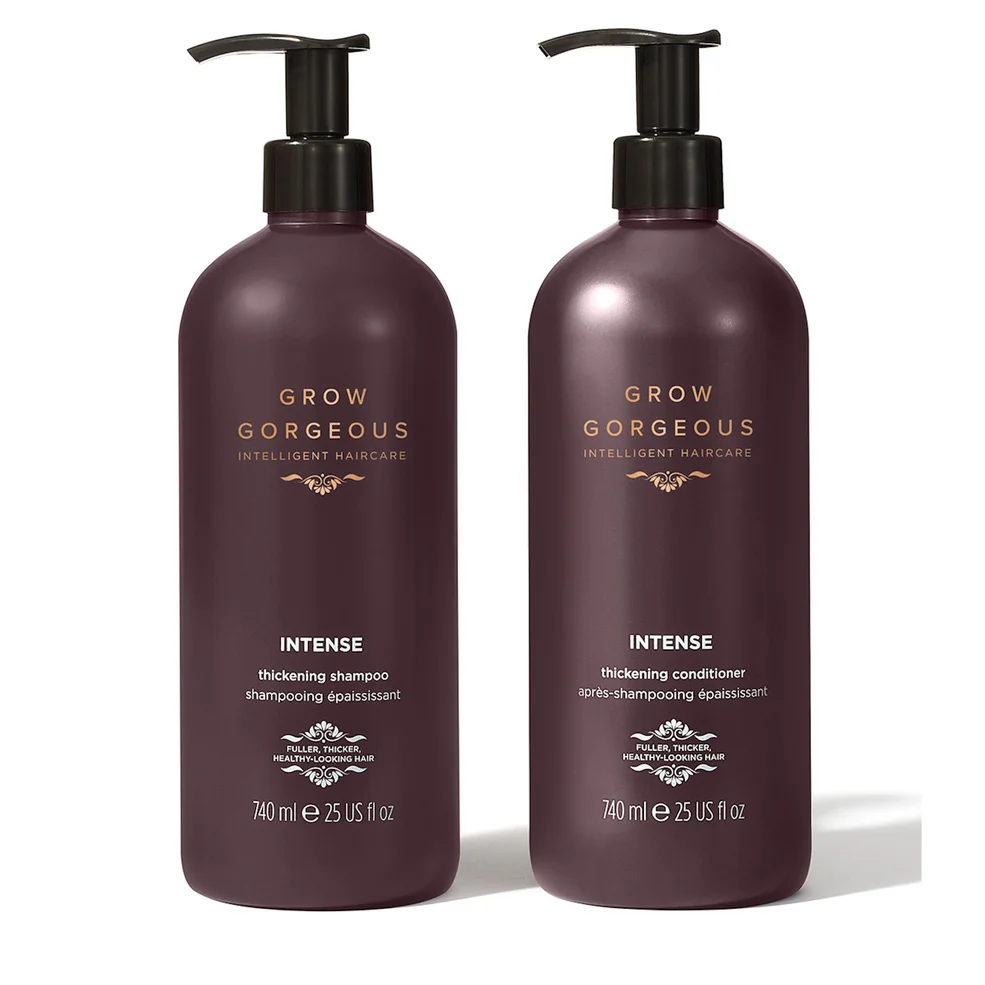 Grow Gorgeous Supersize Intense Thickening Shampoo and Conditioner Bundle Afbeelding 1