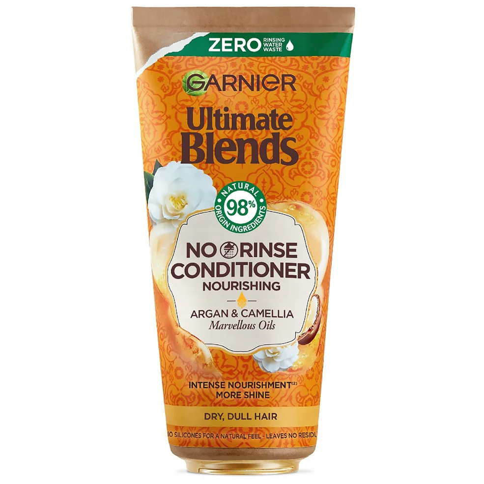 Garnier Ultimate Blends Marvellous Oils Nourishing NO RINSE Leave-in Conditioner for Dry Dull Hair 200ml Afbeelding 1