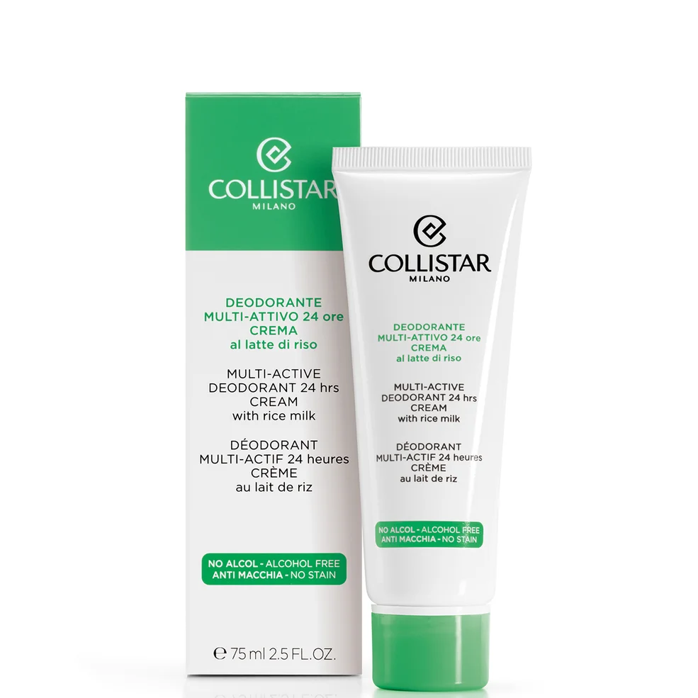 Collistar Multi-Active Deodorant 24 Hour Crème met Rijstmelk 75 ml Afbeelding 1