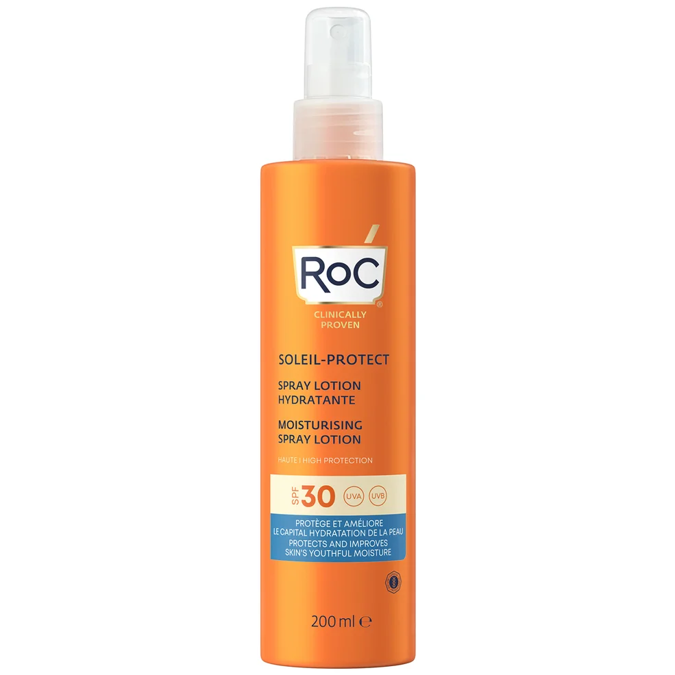 RoC Soleil-Protect Moisturising Spray Lotion SPF30 200ml Afbeelding 1
