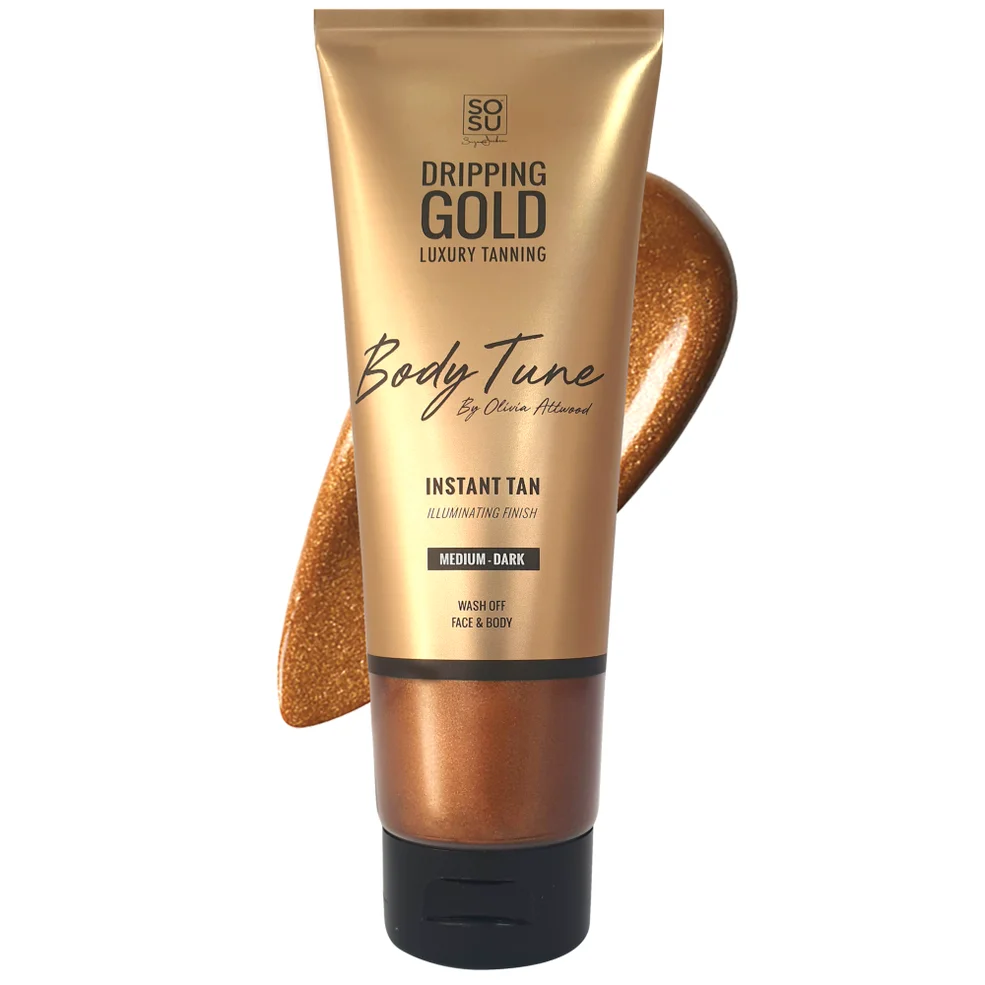 SOSU Dripping Gold Bodytune Shimmer 125ml (Diverse Kleuren) Afbeelding 1
