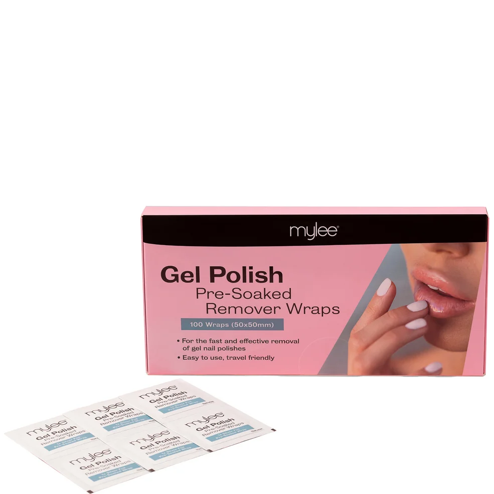 Mylee Pre Soaked Gel Remover Wipes (100 Wipes) Afbeelding 1