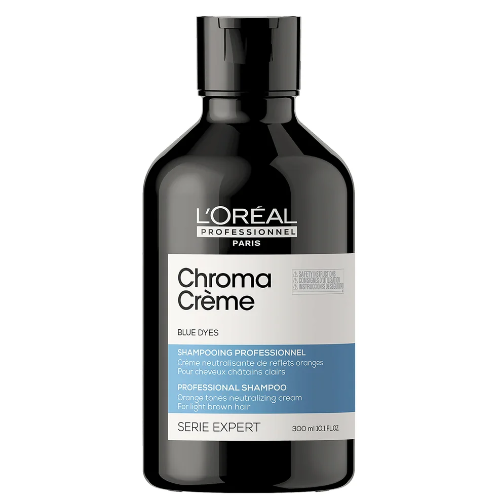 L'Oréal Professionnel Paris Chroma Crème Orange-Tones Neutralizing Cream Shampoo - Light To Medium Brown Hair 300ml Afbeelding 1