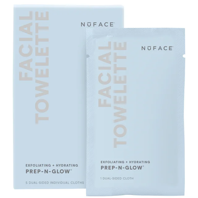NuFACE Prep-N-Glow Gezichtsdoekjes (Set van 5)