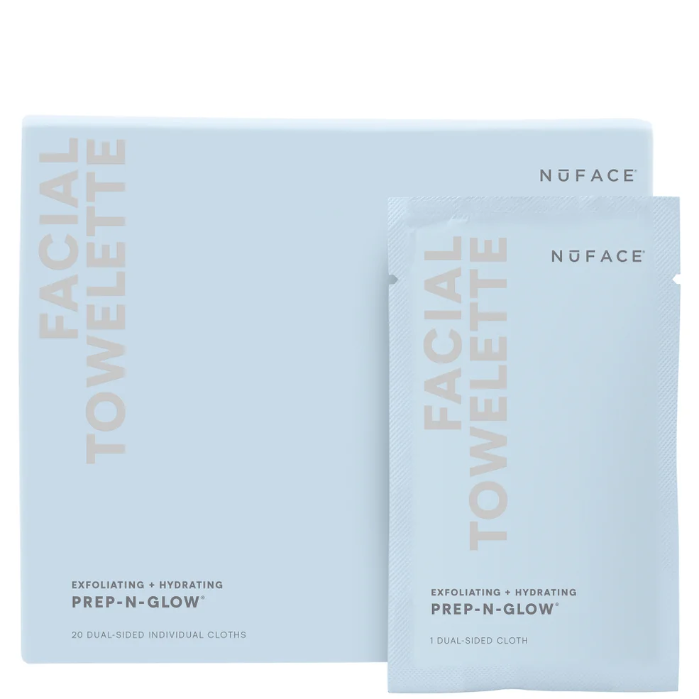 NuFACE Prep-N-Glow Gezichtsdoekjes (Set van 20) Afbeelding 1