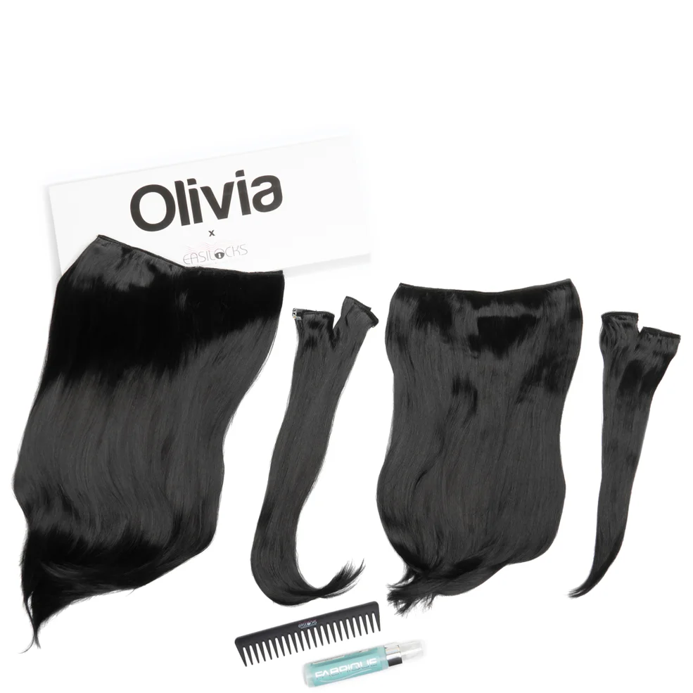 Olivia X Easilocks Straight Collection - Ebony Afbeelding 1