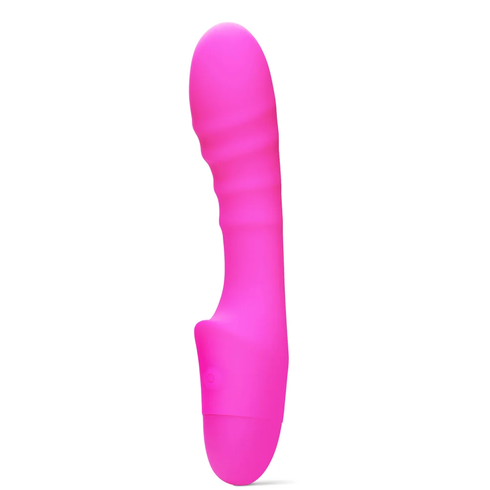 So Divine Pash Ribbed Vibrator Pink Afbeelding 1
