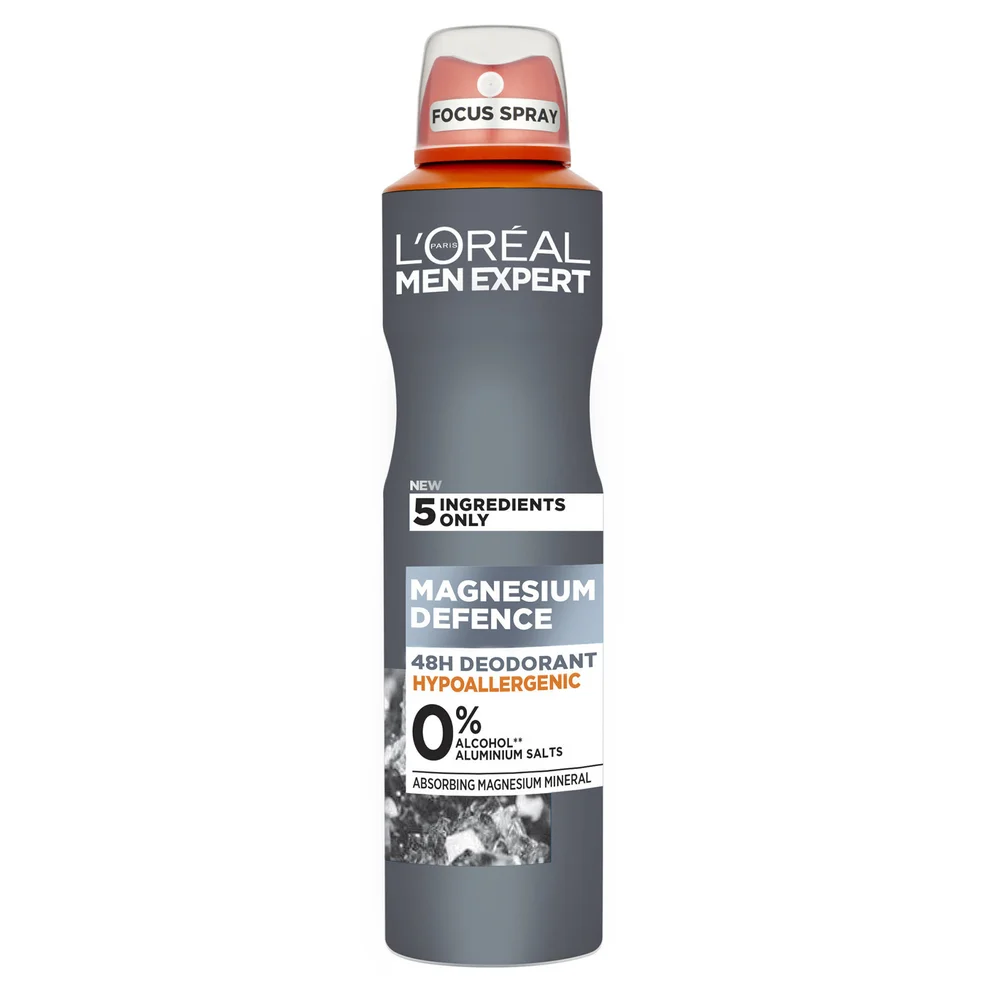 L'Oréal Paris Men Expert Hypoallergene Deodorant 48 Uur Bescherming 250 ml Afbeelding 1