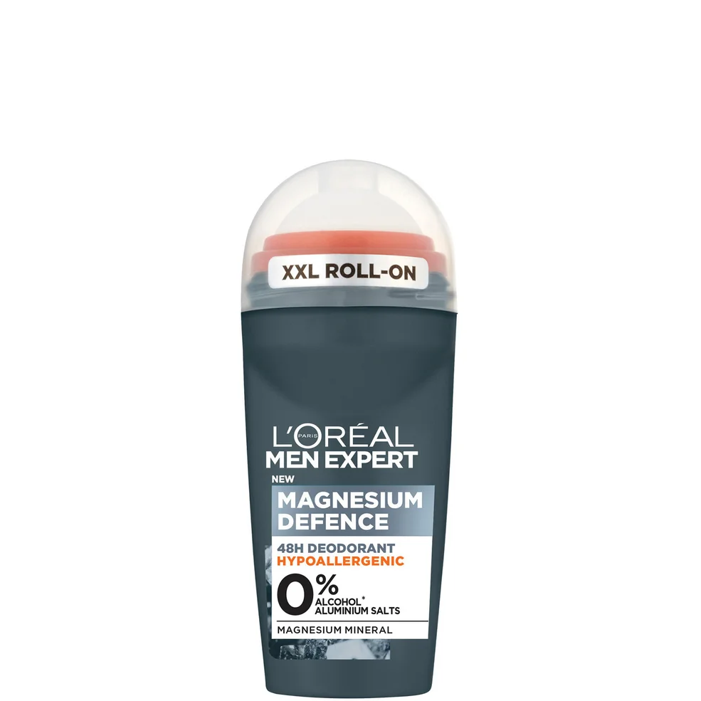 L'Oréal Paris Men Expert Magnesium Defence Hypoallergene 48 Uur Roll-on Deodorant 50 ml Afbeelding 1