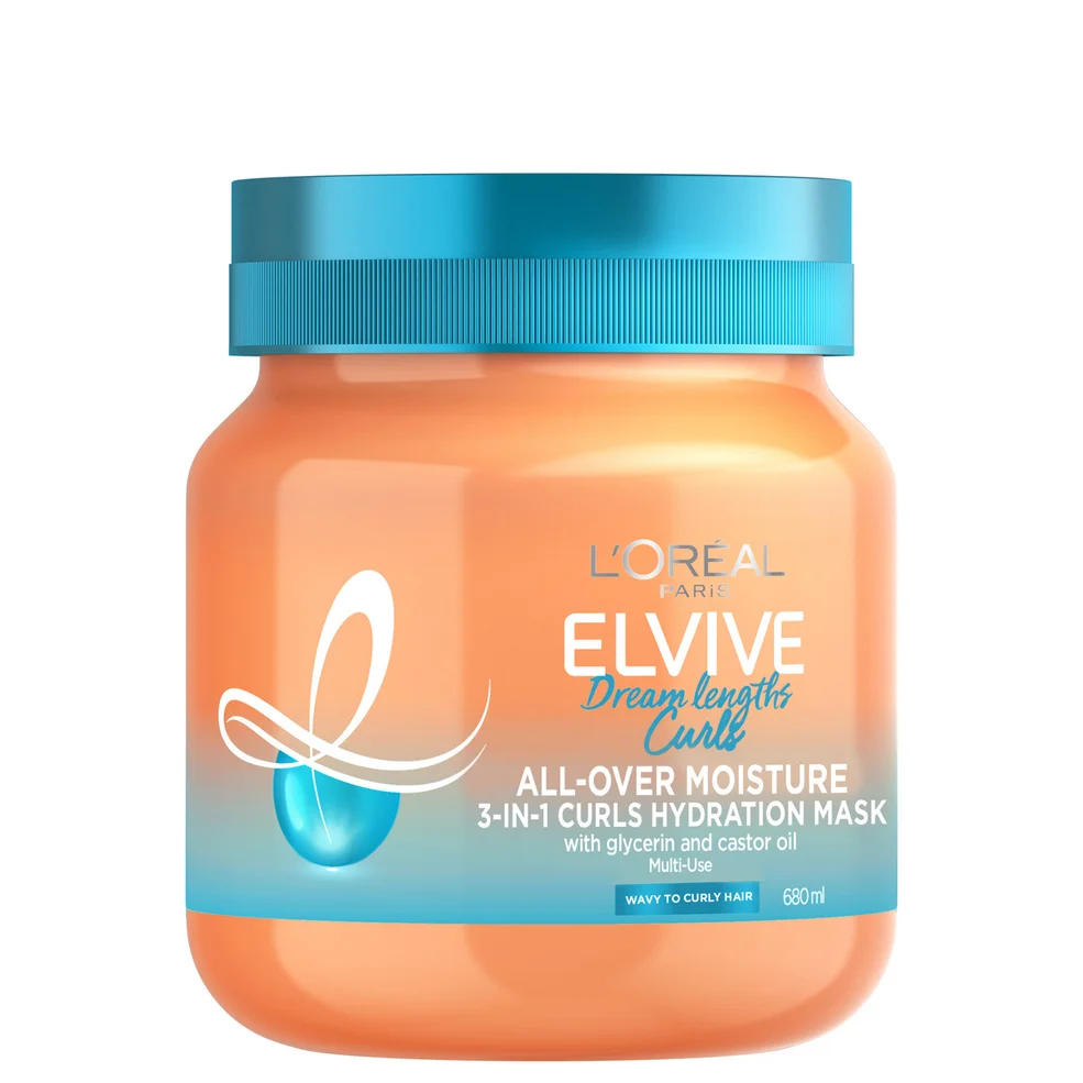 L'Oréal Paris Elvive Dream Lengths 3-in-1 Krullen Hydraterend Masker 200 ml Afbeelding 1