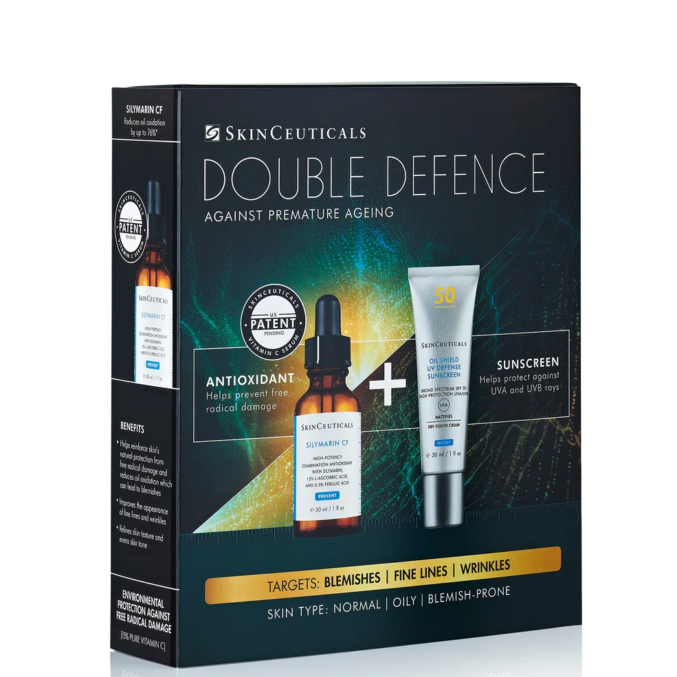 SkinCeuticals Double Defence Silymarin CF Kit voor de Vette Huid/Huid met Puistjes Afbeelding 1