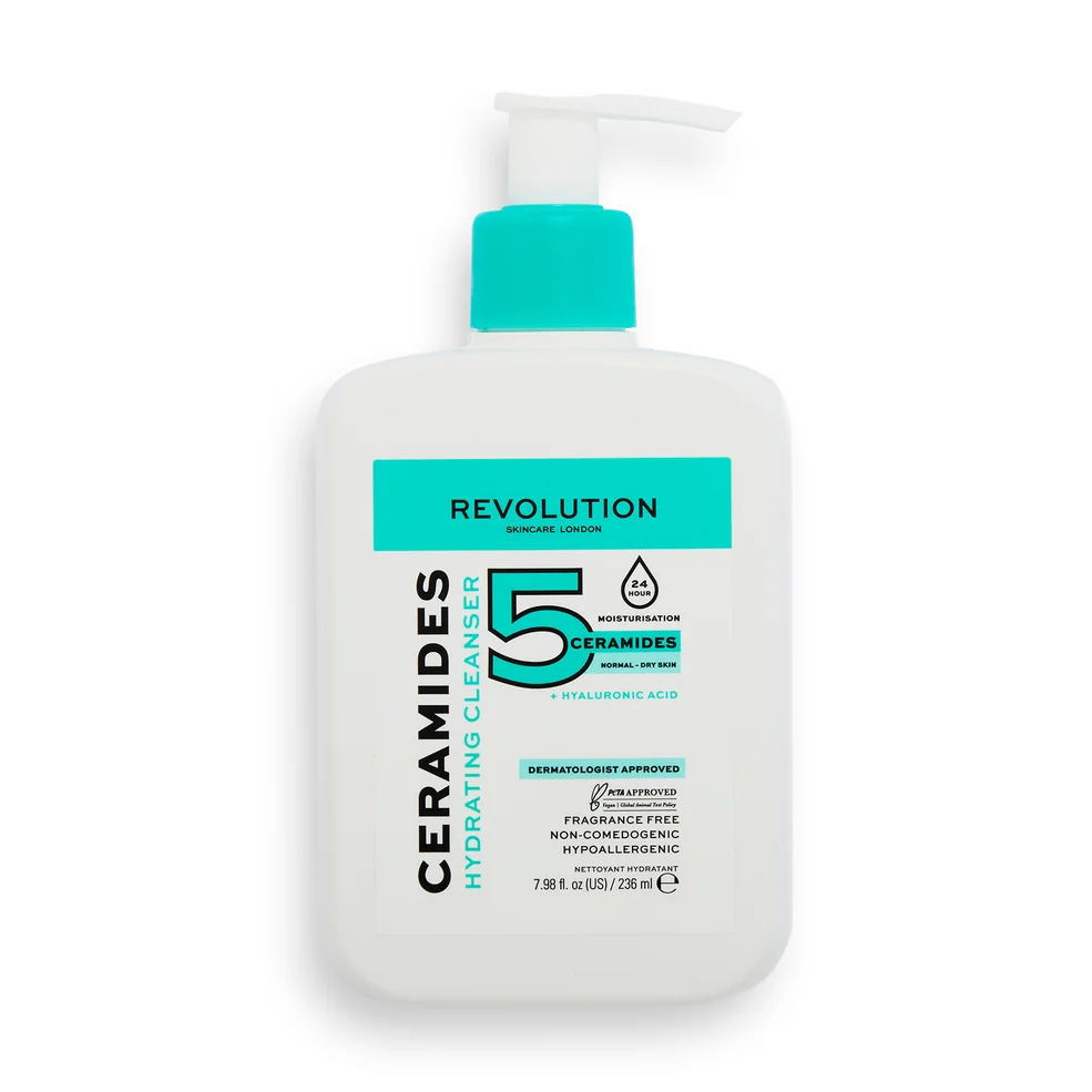 Revolution Skincare Ceramides Hydrating Cleanser 236ml Afbeelding 1