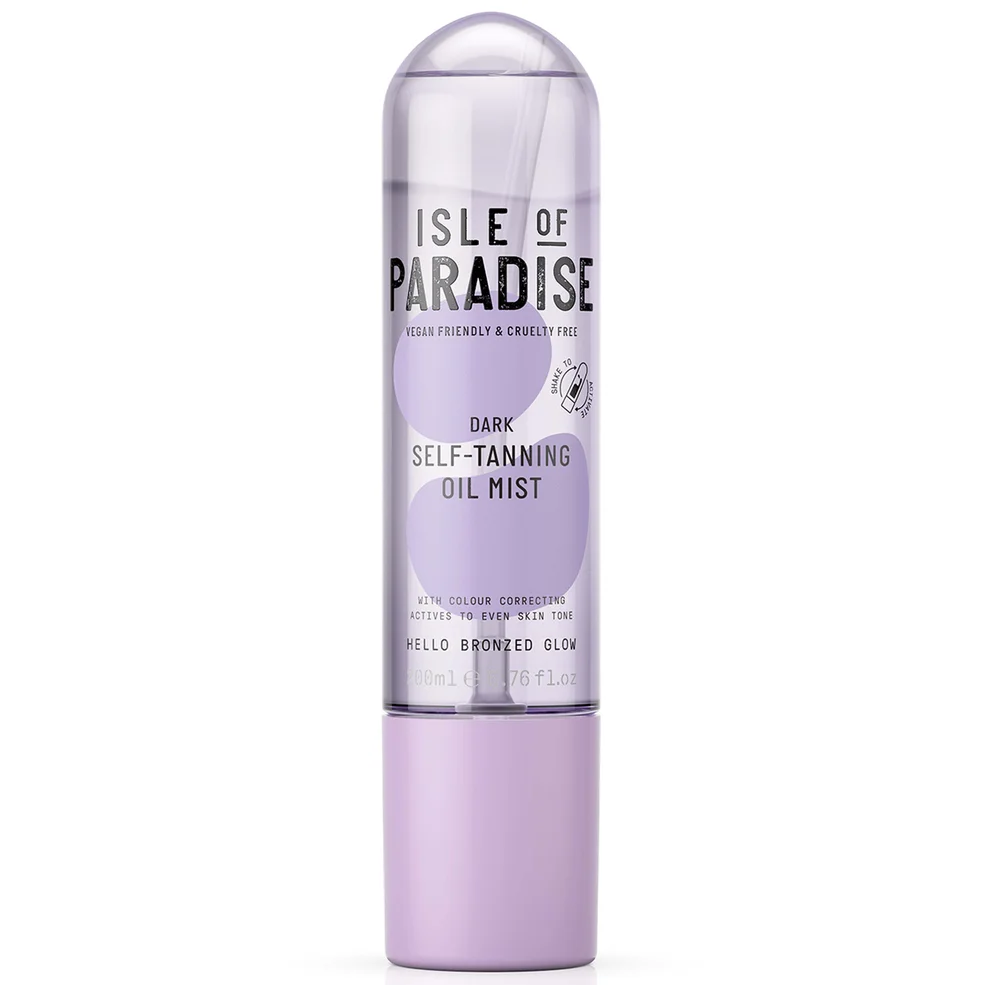 Isle of Paradise Dark Zelfbruiningsoliespray 200 ml Afbeelding 1