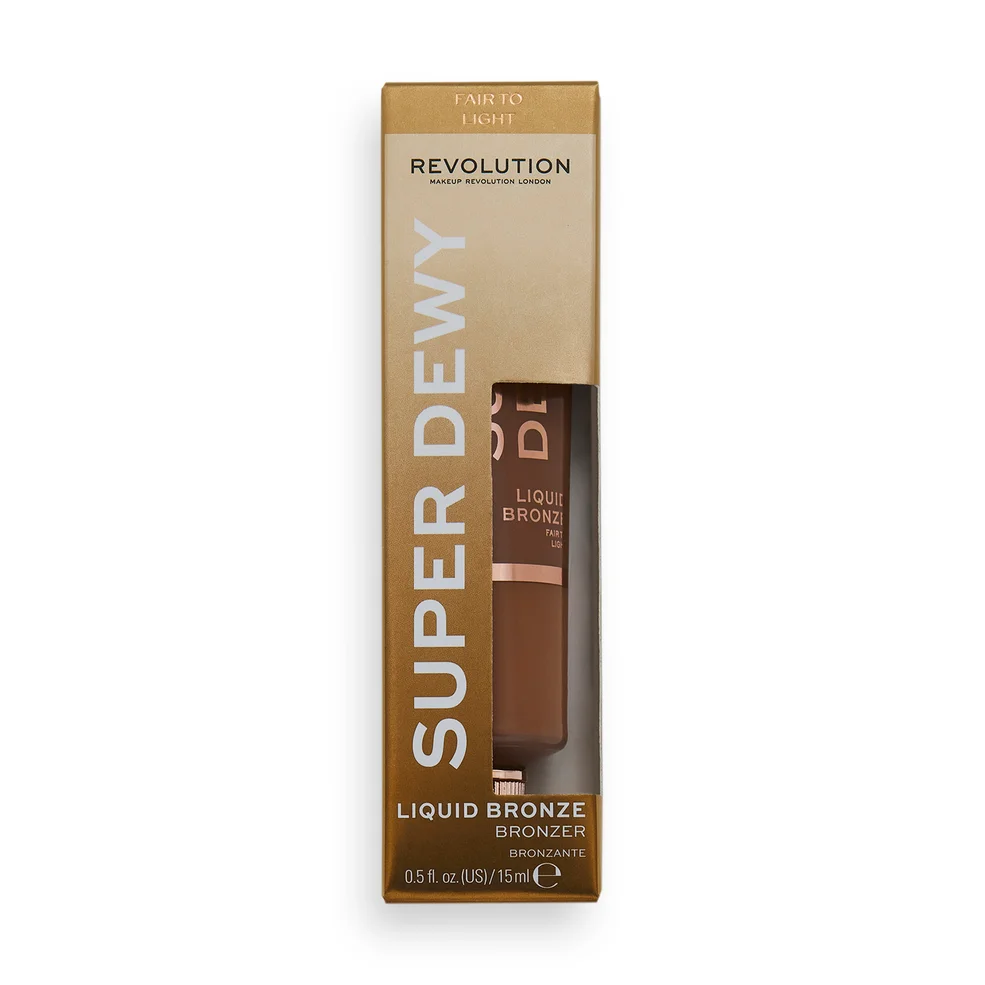 Makeup Revolution Superdewy Vloeibare Bronzer 15ml (Verschillende Tinten) Afbeelding 1