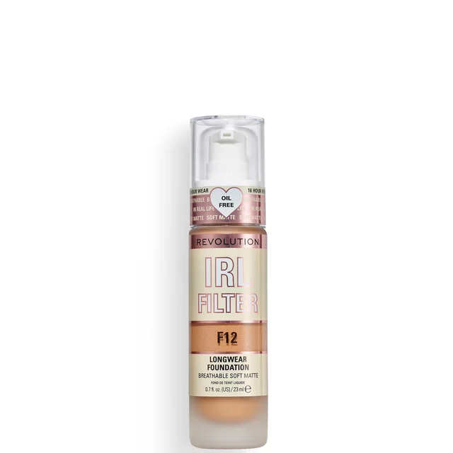 Makeup Revolution IRL Filter Langhoudende Foundation 23ml (Verschillende Tinten)