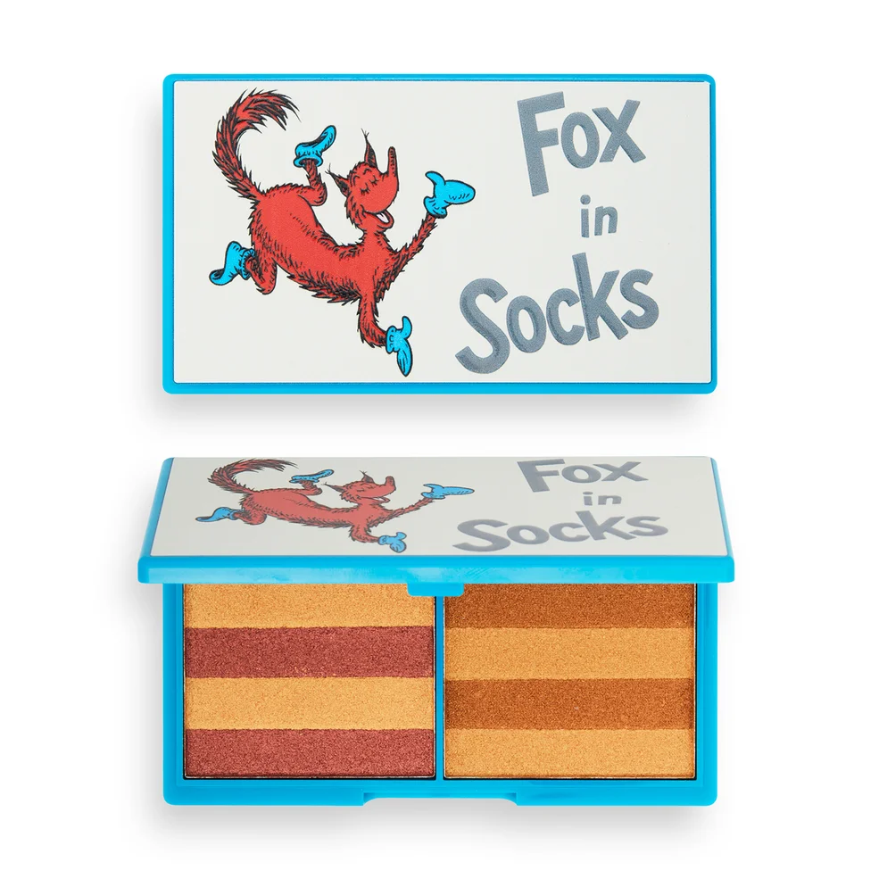 I Heart Revolution x Dr. Seuss Fox in Sox Face Palette Afbeelding 1