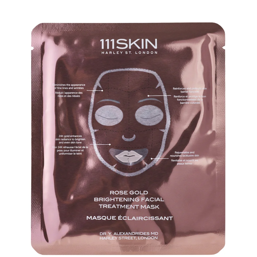 111SKIN Rose Gold Brightening Facial Treatment Mask - Single 6ml Afbeelding 1